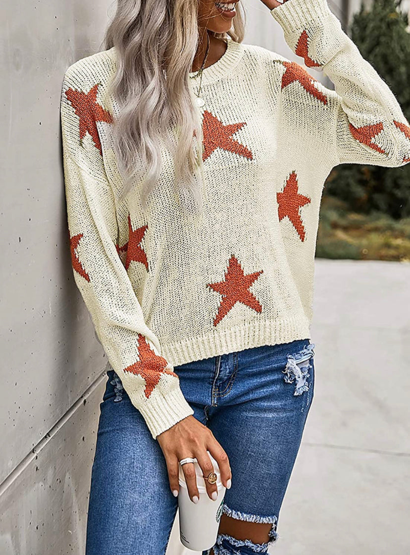 Rustic Star Sweater